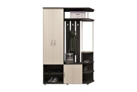 Прихожая Домино венге/дуб млечный в Тарко-Сале - tarko-sale.mebel-tymen.ru | фото