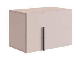 Антресоль двухдверная L600 Баско кашемир в Тарко-Сале - tarko-sale.mebel-tymen.ru | фото