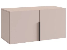 Антресоль двухдверная L800 Баско кашемир в Тарко-Сале - tarko-sale.mebel-tymen.ru | фото