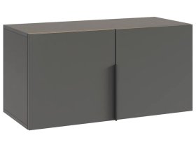 Антресоль двухдверная L800 Баско графит в Тарко-Сале - tarko-sale.mebel-tymen.ru | фото