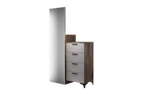 Брента Комод с зеркалом Жемчуг в Тарко-Сале - tarko-sale.mebel-tymen.ru | фото