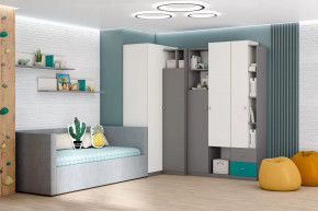 Детская Клео ОК-5, графит, миндаль, океан Диал в Тарко-Сале - tarko-sale.mebel-tymen.ru | фото