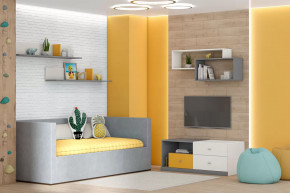 Детская Клео С-6, графит, миндаль, солнечный Диал в Тарко-Сале - tarko-sale.mebel-tymen.ru | фото