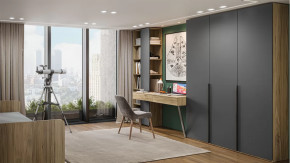 Детская «Порто» Яблоня Беллуно, Графит софт в Тарко-Сале - tarko-sale.mebel-tymen.ru | фото