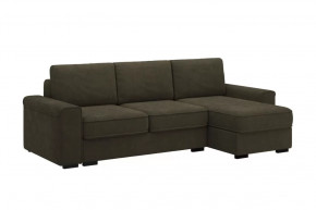Диван-кровать угловой "Леон" хаки в Тарко-Сале - tarko-sale.mebel-tymen.ru | фото