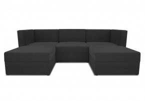 Диван модульный угловой Бергамо пять секций Dream Grafit кат. 3 в Тарко-Сале - tarko-sale.mebel-tymen.ru | фото