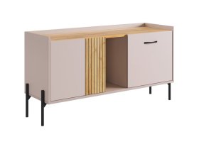 Тумба Доминика кашемир/дуб крафт золотой в Тарко-Сале - tarko-sale.mebel-tymen.ru | фото