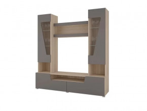 Гостиная Анталия 2 Сонома - Графит софт в Тарко-Сале - tarko-sale.mebel-tymen.ru | фото