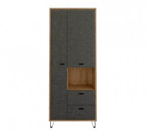 GRACE шкаф REG2D2S (Дуб наварра/Графит) в Тарко-Сале - tarko-sale.mebel-tymen.ru | фото