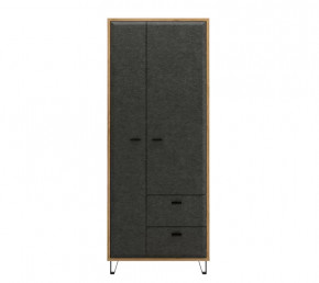 GRACE шкаф SZF2D2S (Дуб наварра/Графит) в Тарко-Сале - tarko-sale.mebel-tymen.ru | фото