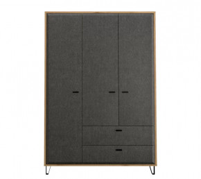 GRACE шкаф SZF3D2S (Дуб наварра/Графит) в Тарко-Сале - tarko-sale.mebel-tymen.ru | фото