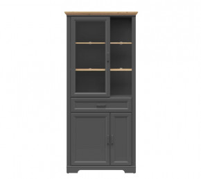 JASMIN шкаф REG1W2D1S (Графит/ Дуб артизан) в Тарко-Сале - tarko-sale.mebel-tymen.ru | фото