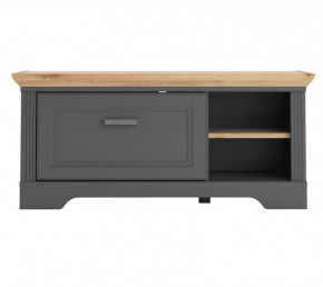 JASMIN тумба KOM1S (Графит/ Дуб артизан ) в Тарко-Сале - tarko-sale.mebel-tymen.ru | фото