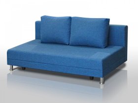 Диван Комфорт Лайт без подлокотников 2 подушки denim в Тарко-Сале - tarko-sale.mebel-tymen.ru | фото