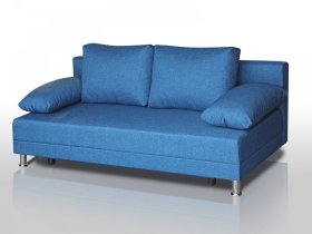 Диван Комфорт без подлокотников 4 подушки denim в Тарко-Сале - tarko-sale.mebel-tymen.ru | фото