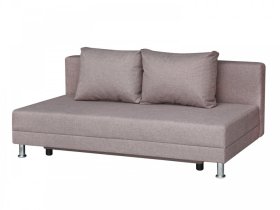 Диван Комфорт Лайт без подлокотников 2 подушки латте в Тарко-Сале - tarko-sale.mebel-tymen.ru | фото