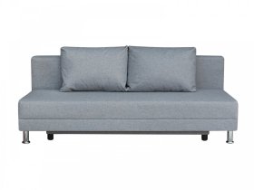 Диван Комфорт Лайт без подлокотников 2 подушки грей в Тарко-Сале - tarko-sale.mebel-tymen.ru | фото