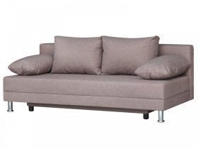 Диван Комфорт без подлокотников 4 подушки латте в Тарко-Сале - tarko-sale.mebel-tymen.ru | фото