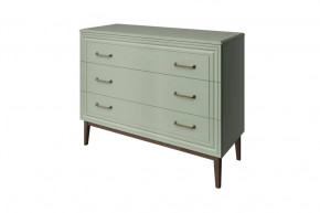 Комод 3 ящика Гориция Зелёный самшит в Тарко-Сале - tarko-sale.mebel-tymen.ru | фото