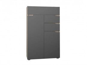 Комод Анталия Сонома-Графит софт в Тарко-Сале - tarko-sale.mebel-tymen.ru | фото