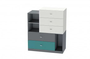 Комод Клео К-1, графит, миндаль, океан Диал в Тарко-Сале - tarko-sale.mebel-tymen.ru | фото