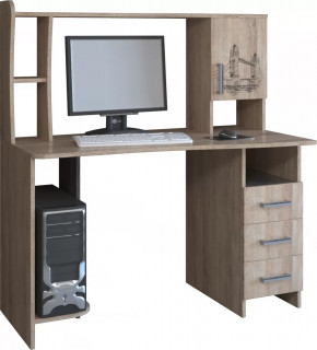 Компьютерный стол КЛ №6.4 Дуб баррик в Тарко-Сале - tarko-sale.mebel-tymen.ru | фото