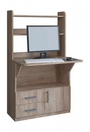 Компьютерный стол СП-1 Дуб баррик в Тарко-Сале - tarko-sale.mebel-tymen.ru | фото