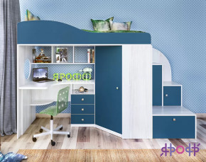 Кровать-чердак Кадет-1 Ярофф в Тарко-Сале - tarko-sale.mebel-tymen.ru | фото