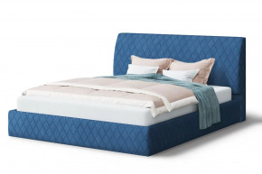 Кровать Хилтон, 2000*1600 мм, синий в Тарко-Сале - tarko-sale.mebel-tymen.ru | фото