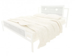Кровать Инесса Plus белая в Тарко-Сале - tarko-sale.mebel-tymen.ru | фото