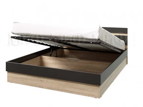 Кровать Ким с ПМ 1400 Графит софт, сонома в Тарко-Сале - tarko-sale.mebel-tymen.ru | фото