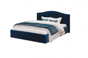 Кровать Стелла, 1400*2000 мм, велюр NEO 27, синий в Тарко-Сале - tarko-sale.mebel-tymen.ru | фото