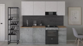 Кухонный гарнитур «Бронкс» длиной 220 см в Тарко-Сале - tarko-sale.mebel-tymen.ru | фото