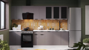 Кухонный гарнитур «Гренада» №3 Белый, Холст Вулкан в Тарко-Сале - tarko-sale.mebel-tymen.ru | фото