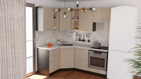 Кухонный гарнитур Надежда оптима 4 1400*2000 мм в Тарко-Сале - tarko-sale.mebel-tymen.ru | фото