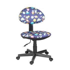 Кресло Логика  Т-59 (космос на синем) без подлокотников в Тарко-Сале - tarko-sale.mebel-tymen.ru | фото