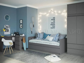 Модульная детская Челси Графит в Тарко-Сале - tarko-sale.mebel-tymen.ru | фото