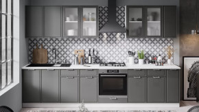 Модульная кухня «Белладжио» Белый, Софт графит в Тарко-Сале - tarko-sale.mebel-tymen.ru | фото