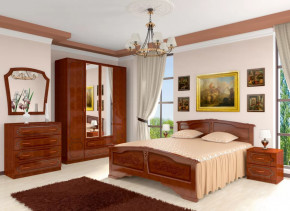 Модульная спальня Лакированный орех в Тарко-Сале - tarko-sale.mebel-tymen.ru | фото