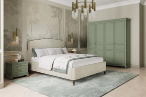 Модульная спальня Лорето Лак Зелёный самшит в Тарко-Сале - tarko-sale.mebel-tymen.ru | фото