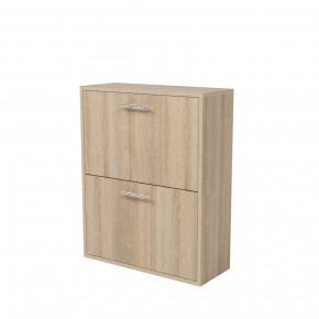 Обувница 2 секции дуб сонома Герда в Тарко-Сале - tarko-sale.mebel-tymen.ru | фото