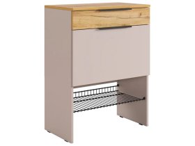 Обувница Баско кашемир/дуб крафт золотой в Тарко-Сале - tarko-sale.mebel-tymen.ru | фото