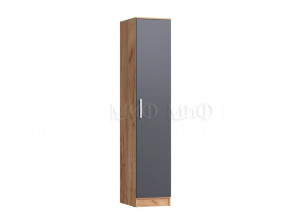 Пенал Мартина ЛДСП Графит, Дуб крафт в Тарко-Сале - tarko-sale.mebel-tymen.ru | фото