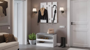 Прихожая «Агата» №1 Белый в Тарко-Сале - tarko-sale.mebel-tymen.ru | фото