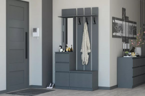 Прихожая Хилтон Графит в Тарко-Сале - tarko-sale.mebel-tymen.ru | фото