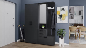 Прихожая «Витра» №4 Антрацит в Тарко-Сале - tarko-sale.mebel-tymen.ru | фото