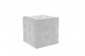 Пуф Рубик 2 галька (велюр) в Тарко-Сале - tarko-sale.mebel-tymen.ru | фото