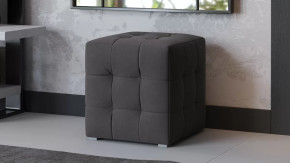 Пуф Тип 1 Велюр Графит в Тарко-Сале - tarko-sale.mebel-tymen.ru | фото