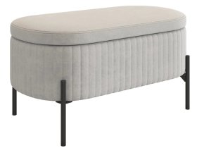 Пуф Винни галька (велюр) в Тарко-Сале - tarko-sale.mebel-tymen.ru | фото