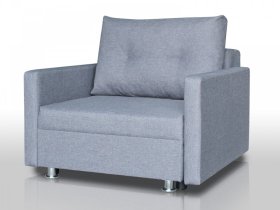 Кресло-кровать Реал 80 с подлокотниками грей в Тарко-Сале - tarko-sale.mebel-tymen.ru | фото